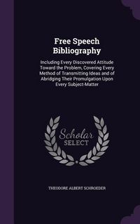 Produktbild: Free Speech Bibliography