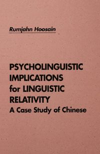Produktbild: Psycholinguistic Implications for Linguistic Relativity