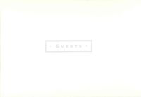 Produktbild: White Leather Guest Book