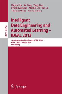 Produktbild: Intelligent Data Engineering and Automated Learning -- IDEAL 2013