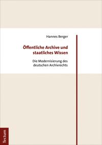 Produktbild: &Ouml;ffentliche Archive und staatliches Wissen