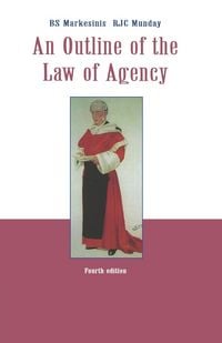 Produktbild: An Outline of the Law of Agency
