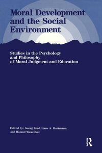 Produktbild: Moral Development and the Social Environment