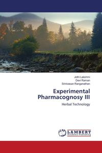 Produktbild: Experimental Pharmacognosy III