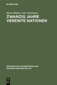 Produktbild: Zwanzig Jahre Vereinte Nationen