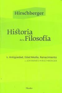 Produktbild: Historia de la filosof&iacute;a I : Antig&uuml;edad, Edad Media, Renacimiento