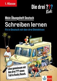 Produktbild: Die drei ??? Kids: Mein &Uuml;bungsheft Deutsch 1. Klasse - Schreiben lernen