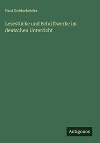 Produktbild: Lesest&uuml;cke und Schriftwerke im deutschen Unterricht