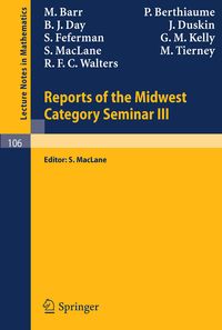 Produktbild: Reports of the Midwest Category Seminar III
