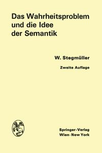 Produktbild: Das Wahrheitsproblem und die Idee der Semantik