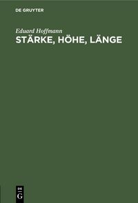 Produktbild: St&auml;rke, H&ouml;he, L&auml;nge