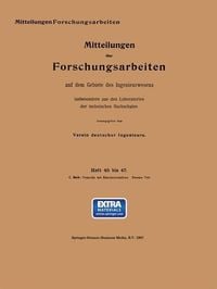 Produktbild: Versuche mit Eisenbetonbalken