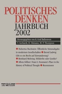 Produktbild: Politisches Denken Jahrbuch 2002