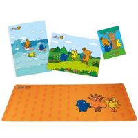 Produktbild: Bresser 14942 - DieMaus Schreibtischunterlage 90x40cm f&uuml;r Kinder inkl. 3 Postern