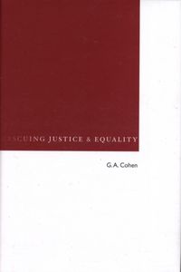 Produktbild: Cohen, G: Rescuing Justice and Equality