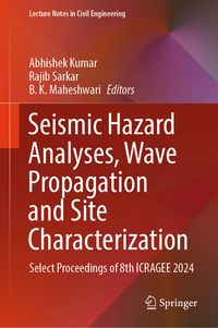Produktbild: Seismic Hazard Analyses, Wave Propagation and Site Characterization