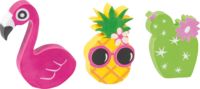 Produktbild: Brunnen Radiergummi 3er Set Tropical