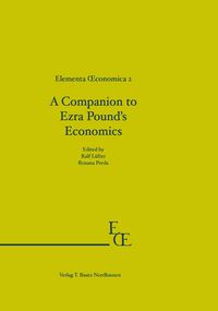 Produktbild: A Companion to Ezra Pound's Economics