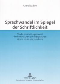 Produktbild: Sprachwandel im Spiegel der Schriftlichkeit