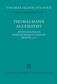 Produktbild: Thomas Mann als Essayist