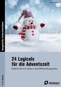Produktbild: 24 Logicals f&uuml;r die Adventszeit - 5./6. Klasse