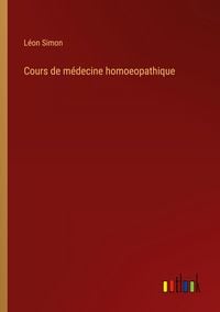 Produktbild: Cours de m&eacute;decine homoeopathique