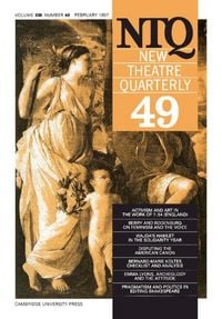 Produktbild: New Theatre Quarterly 49