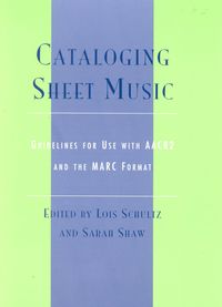 Produktbild: Cataloging Sheet Music