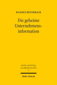 Produktbild: Die geheime Unternehmensinformation