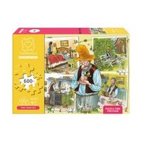 Produktbild: TEAMPUZZLE &ndash; Petersson und Findus &ndash; 600 Teile &ndash; Puzzle mit gro&szlig;en & kleinen Teilen