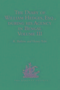 Produktbild: Barlow, R: The Diary of William Hedges, Esq. (afterwards Sir