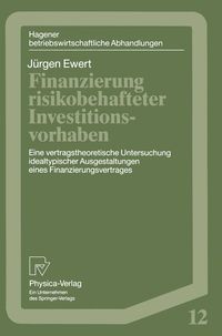 Produktbild: Finanzierung risikobehafteter Investitionsvorhaben