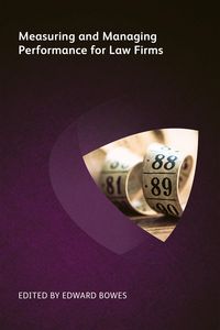 Produktbild: Measuring and Managing Performance for Law Firms