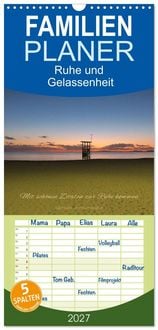 Produktbild: Familienplaner 2027 - Ruhe und Gelassenheit 2027 mit 5 Spalten (Wandkalender, 21 x 45 cm) CALVENDO