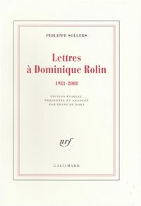 Produktbild: Lettres a Dominique Rolin (1981-2008)