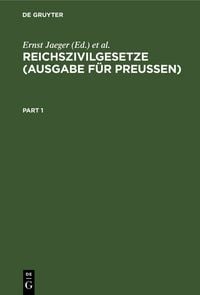 Produktbild: Reichszivilgesetze