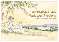 Produktbild: Selbstliebe ist ein Weg des Friedens (Wandkalender 2027 DIN A2 quer), CALVENDO Monatskalender