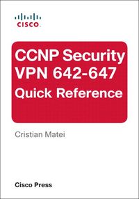 Produktbild: CCNP Security VPN 642-647 Quick Reference