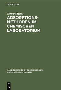 Produktbild: Adsorptionsmethoden im chemischen Laboratorium