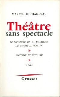 Produktbild: Th&eacute;&acirc;tre sans spectacle