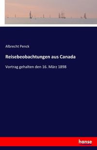 Produktbild: Reisebeobachtungen aus Canada