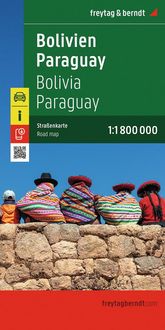 Produktbild: Bolivien - Paraguay, Stra&szlig;enkarte 1:1.800.000, freytag & berndt