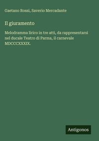 Produktbild: Il giuramento