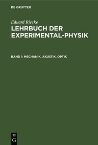 Produktbild: Mechanik, Akustik, Optik