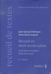 Produktbild: Recueil en droit social suisse