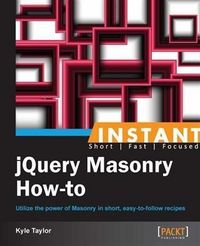 Produktbild: Instant jQuery Masonry How-to