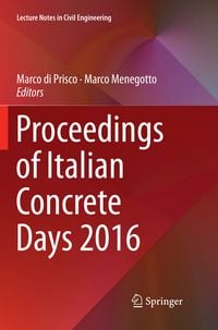 Produktbild: Proceedings of Italian Concrete Days 2016