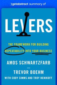 Produktbild: Summary of Levers by Amos Schwartzfarb and Trevor Boehm