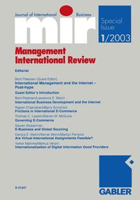 Produktbild: Mir: Management International Review