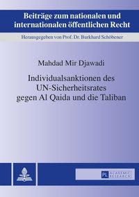 Produktbild: Individualsanktionen des UN-Sicherheitsrates gegen Al Qaida und die Taliban